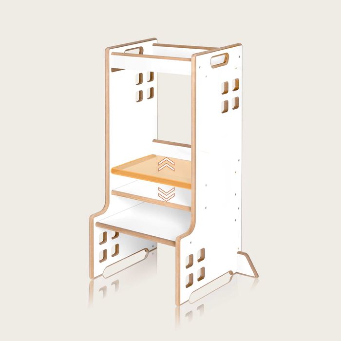 KITCHEN Helper Pomocnik Kuchenny Montessori+ Biblioteczka 2w1 LIONELO