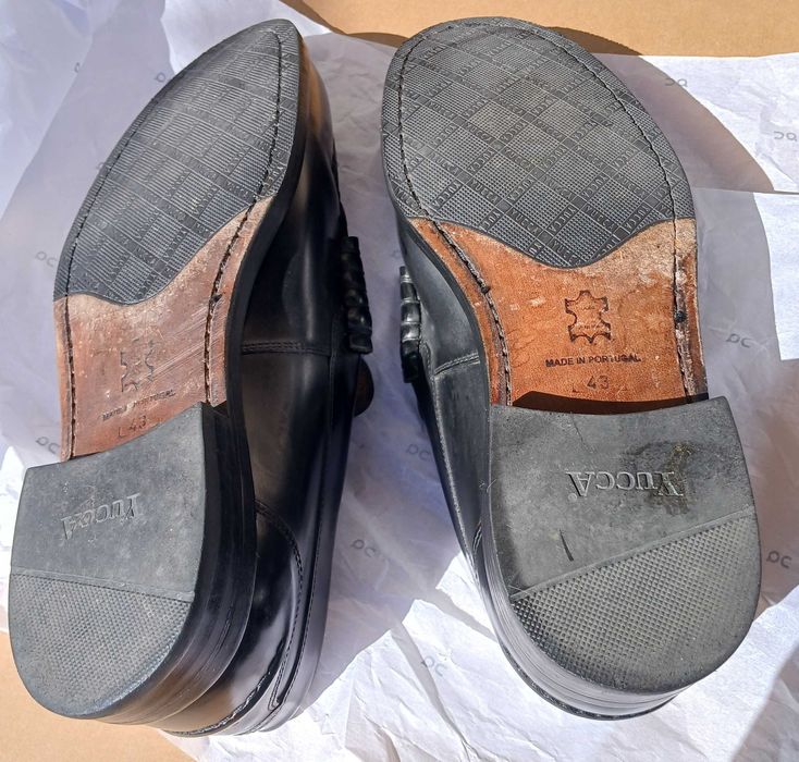 Mocassins pretos formais YUCCA n.º 43 com pouco uso — a ¼ do preço!