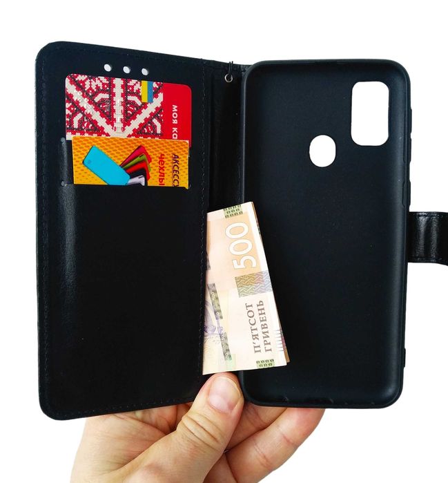 Чохол-книжка чорний на Samsung А36\а52\а53 Чехол портмоне на самсунг