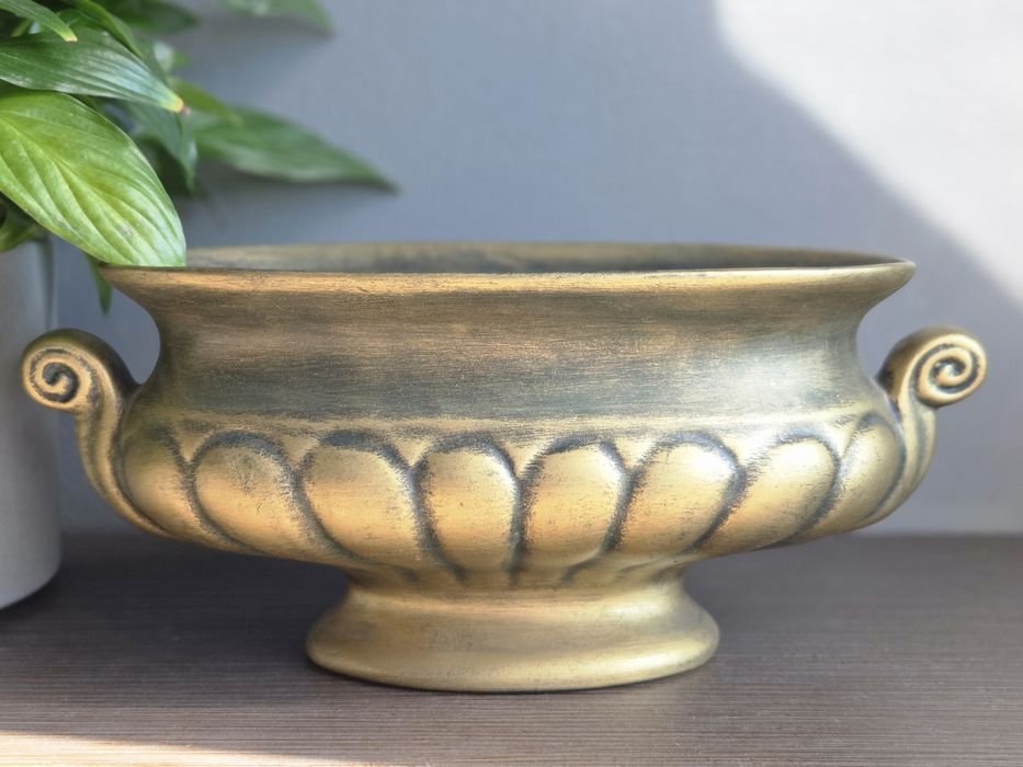Ceramiczna doniczka gondola w Greckim stylu