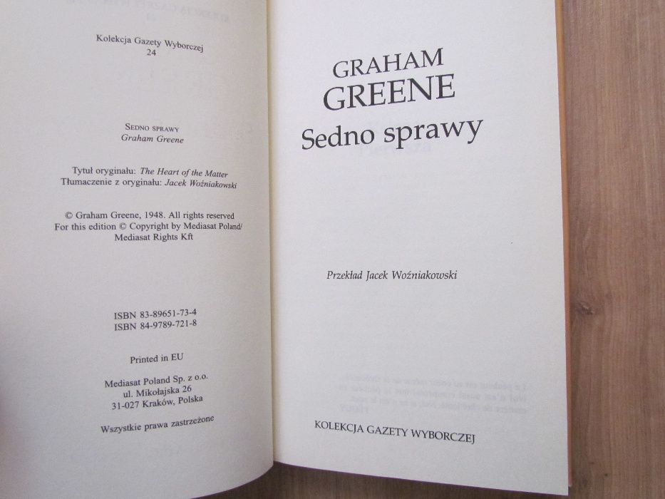 Sedno Sprawy, Graham Green