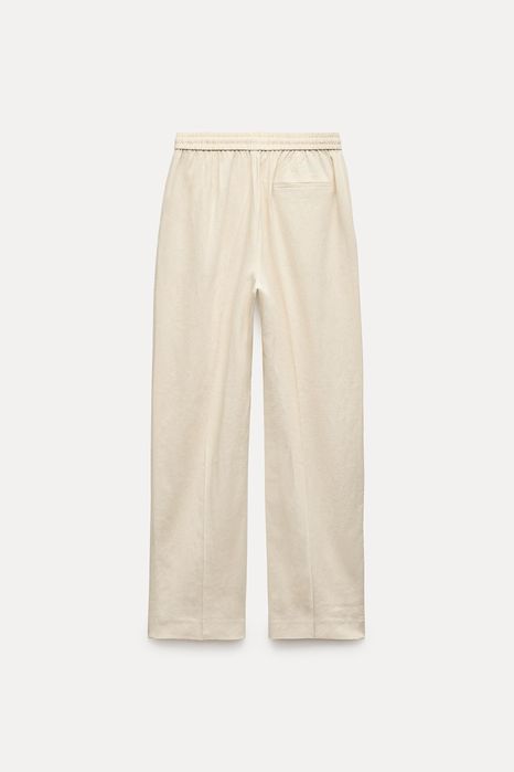 Zara брюки лен xs