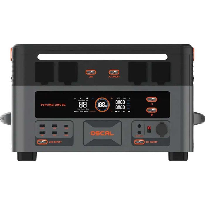 Зарядна станція Blackview OSCAL PowerMax 2400 SE 2400W 2016Wh LiFePO4 UPS Нова аналог EcoFlow Bluetti Anker Oukitel Fossibot