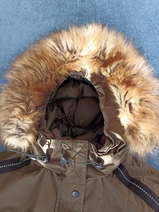 Чоловіча куртка пуховик  колір хакі