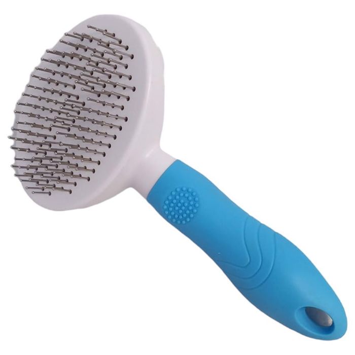 Szczotka do pielęgnacji zwierząt niebieska