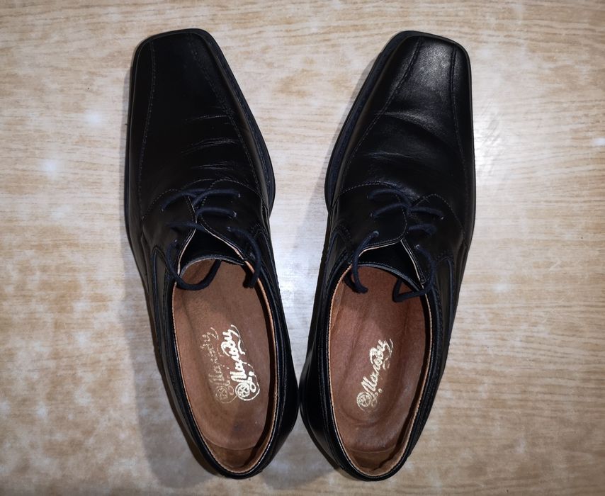 Мужские кожаные туфли (37 размер)