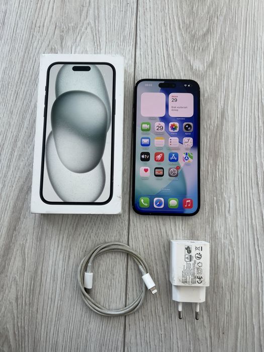 OKAZJA!!! Iphone 15 Plus 256gb 100% sprawny + zestaw
