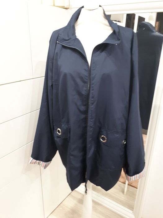 Granatowa kurteczka na suwak r. 46/48