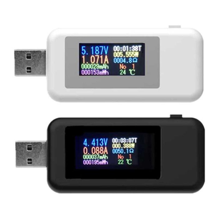 USB-тестер Keweisi MX-18L 10 в 1 цифровий вольтметр, амперметр