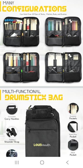 Чохол для паличок Loud mouth professional drumstick bag
