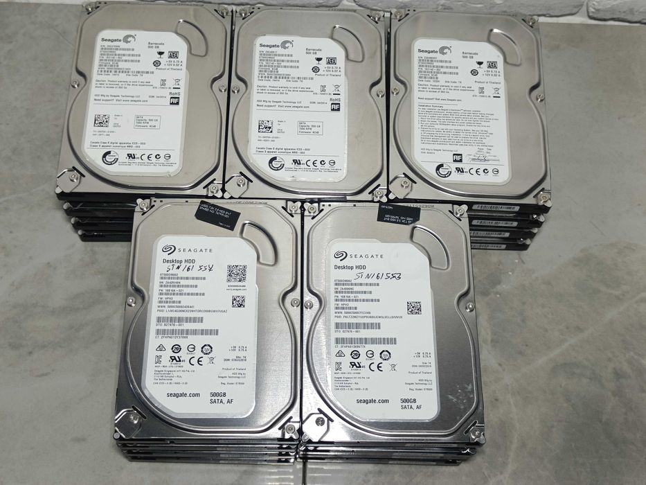 Seagate Barracuda LP 500GB HDD 4台セット seagate barracuda 500gb - купить комплектующие для ПК - Цена на OLX.ua
