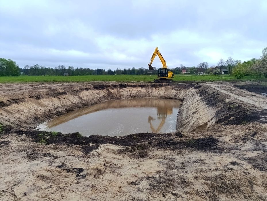 Spycharka gąsienicowa, mulczerrowanie nieuzytkow, koparka, minikoparka