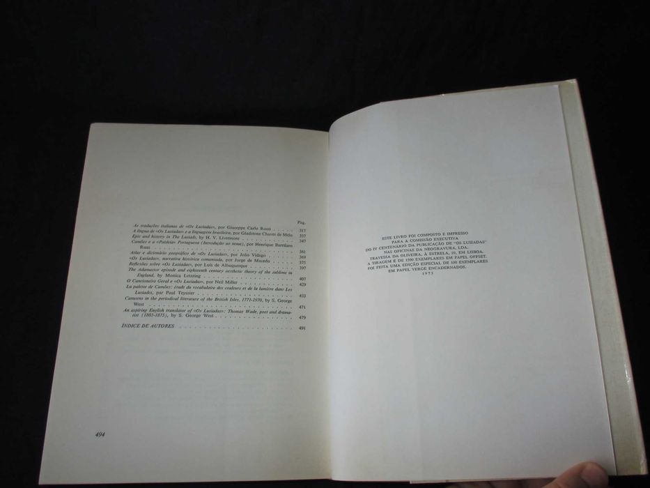 Livro Actas da I Reunião Internacional de Camonistas