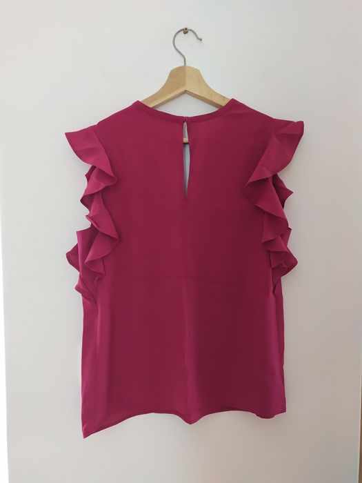 Blusa magenta da Bershka