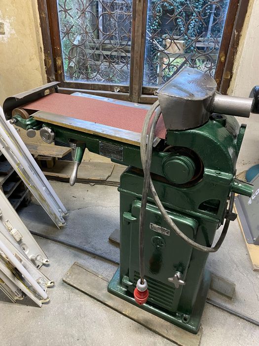 Szlifierka tasmowa do drewna i metalu mocna 400v