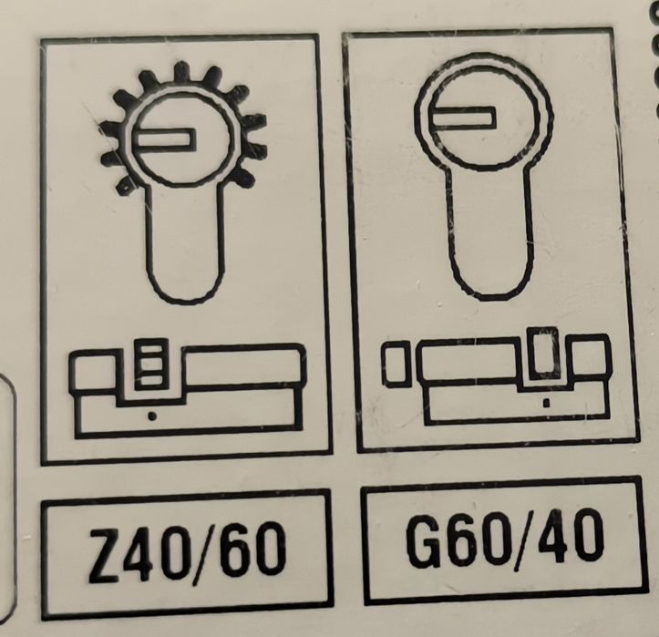 Zestaw 2 wkładek Gerda w systemie jednego klucza