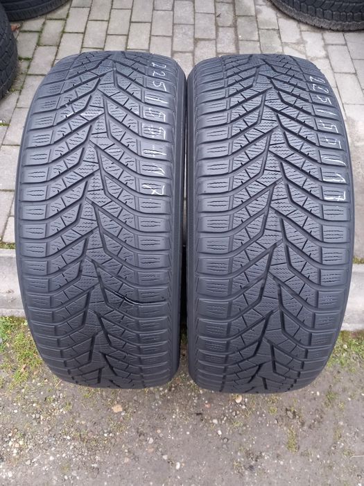 2x Opony Używane Zimowe 225/55R17 Yokohama