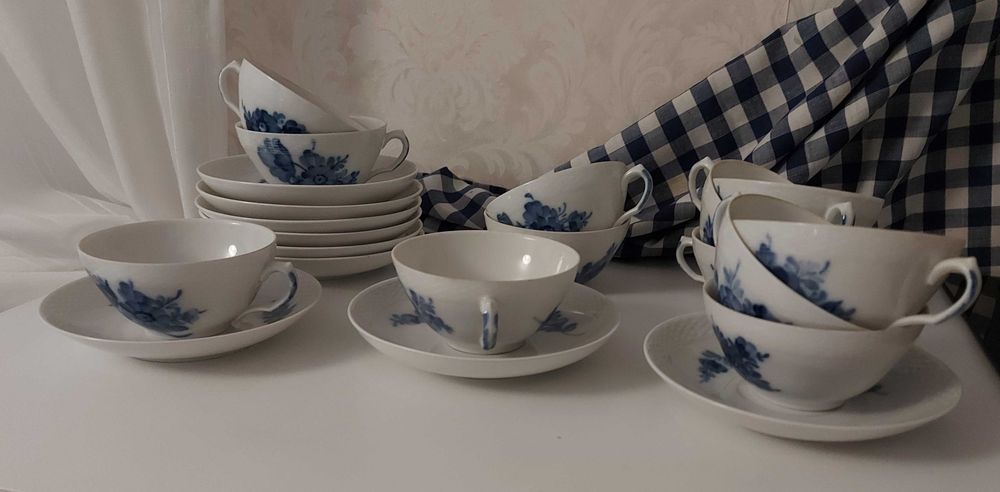 ROYAL COPENHAGEN Denmark elementy porcelanowych zastawów