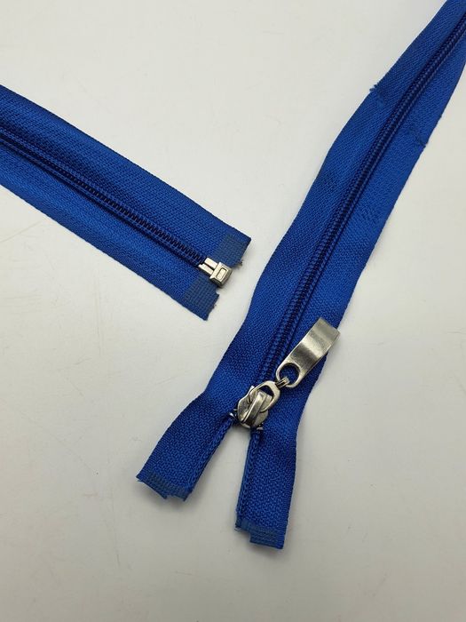 Zamek suwak żyłka 85 cm.modrak/chaber
