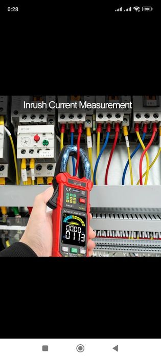 GVDA 168B токовые клещи мультиметр AC/DC True rms 6000отс.