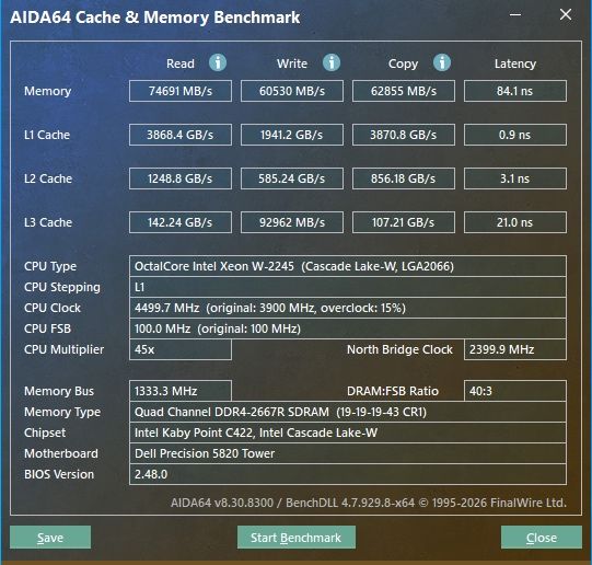 DDR4 2666MHz 8 gb ECC оперативна памʼять