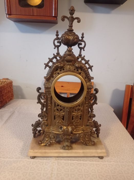 Zegar mosiężny obudowa stara