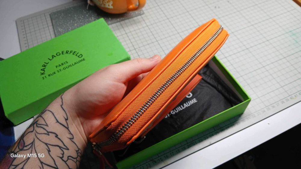 Portfel Karl Lagerfeld Turuncu nowy