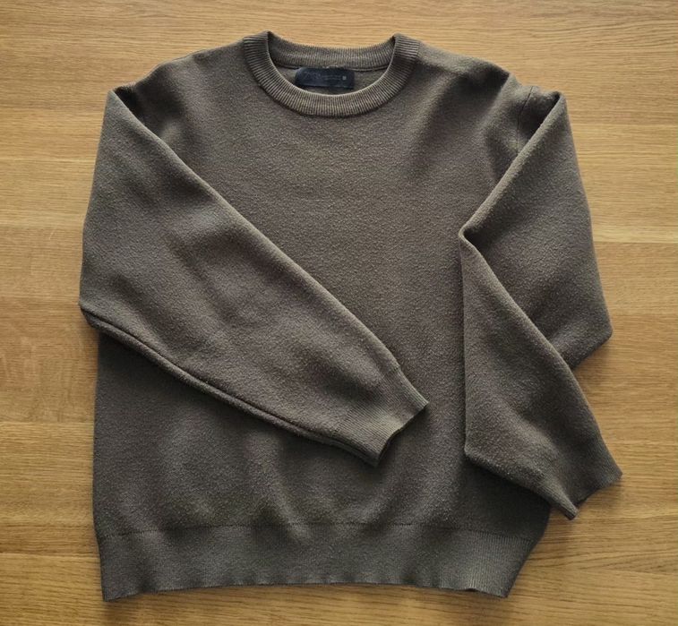 Zara sweter oliwkowy zielonym 152