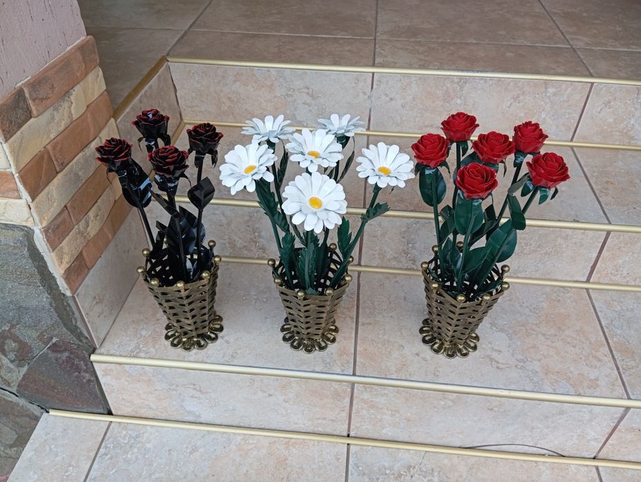 Ковані букети.Ковані квіти.