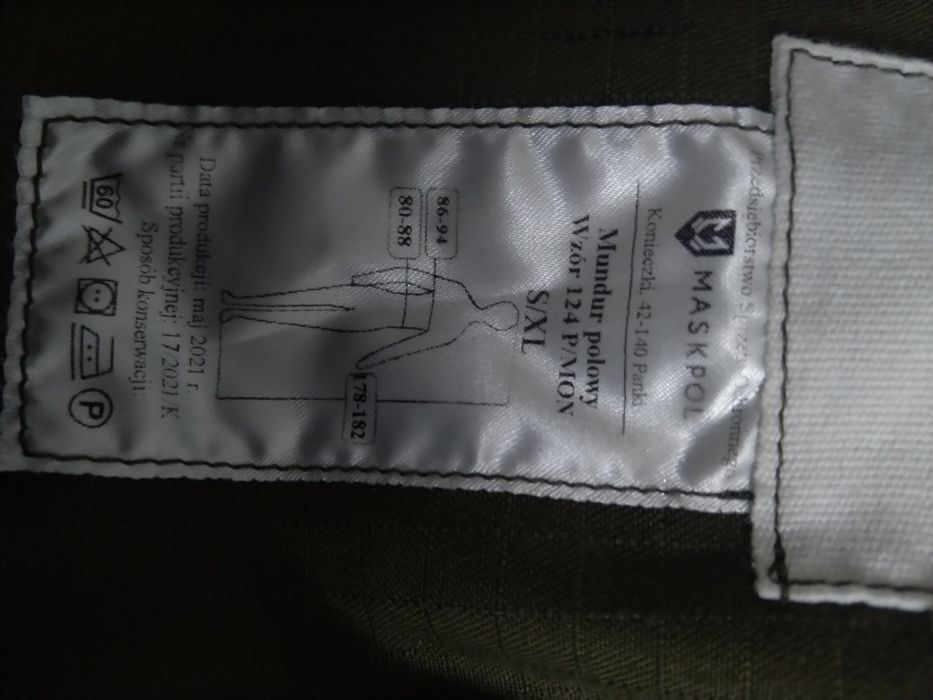 Mundur polowy 180cm.wzór 123-124/2010 M/R - S/XL