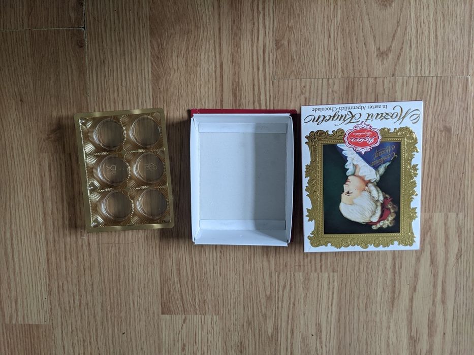 Pudełko po cukierkach Mozart
