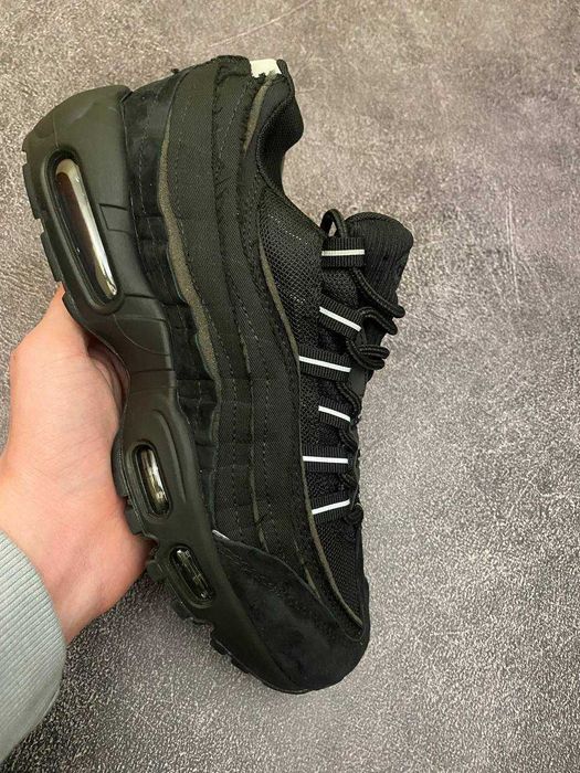Кросівки Nike Air Max 95 x CDG / найк аір макс сдг чорні nocta force