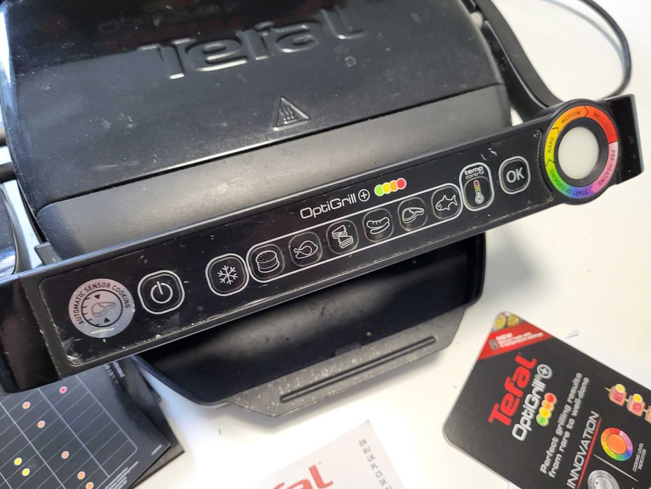 Гриль-барбекю электрический Tefal OptiGrill+ GC712834 Тефаль