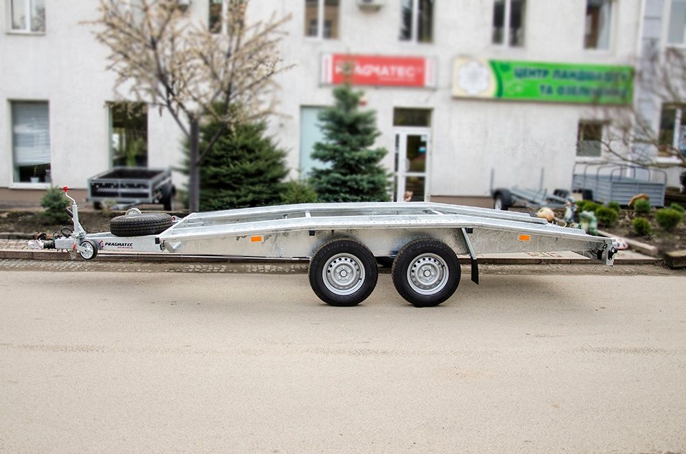 Лавета, лафет, причіп для перевезення автомобілів PRAGMATEC, автовоз