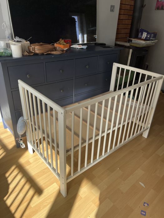 Łóżeczko dziecięce IKEA Gulliver 120x60 + materac