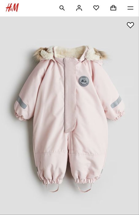Зимовий комбінезон H&M, розмір 68 (4-6 місяців)