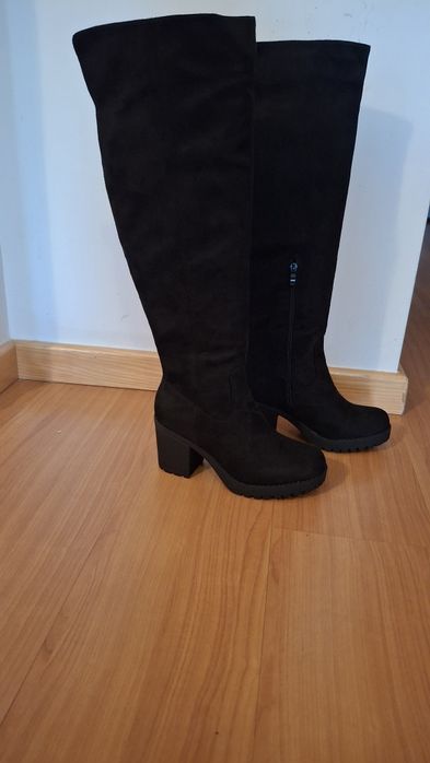 Botas mulher cano alto
