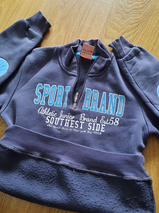 Светр джемпер кофта дл хлопчика темно сіра синя