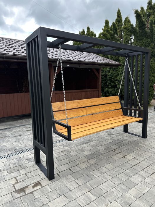 Huśtawka  ogrodowa metalowa