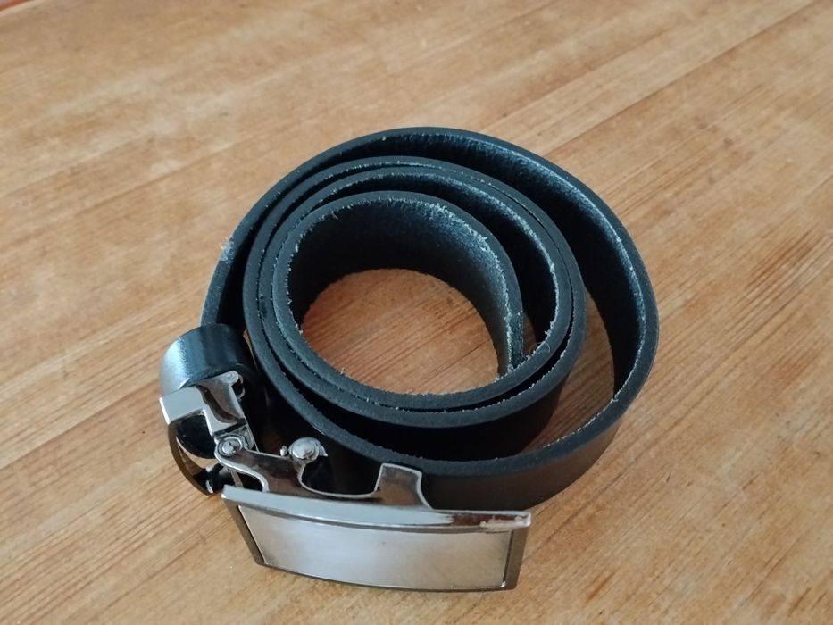 Pas męski skórzany