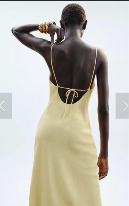 Жовта сукня zara