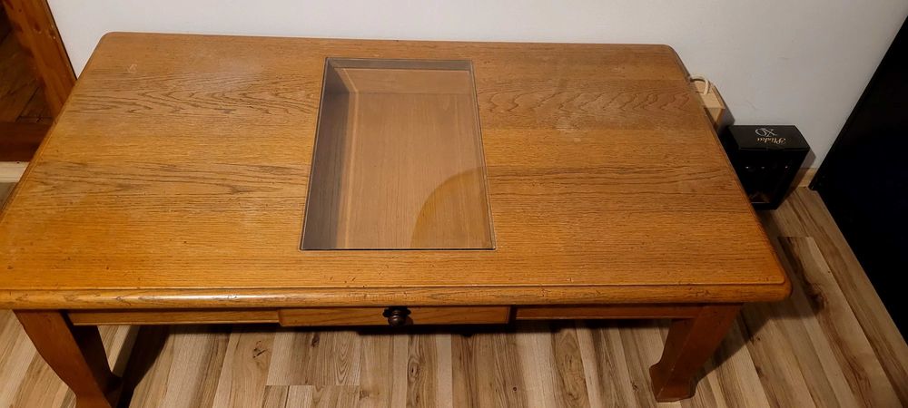 Ława z Litego Dębu