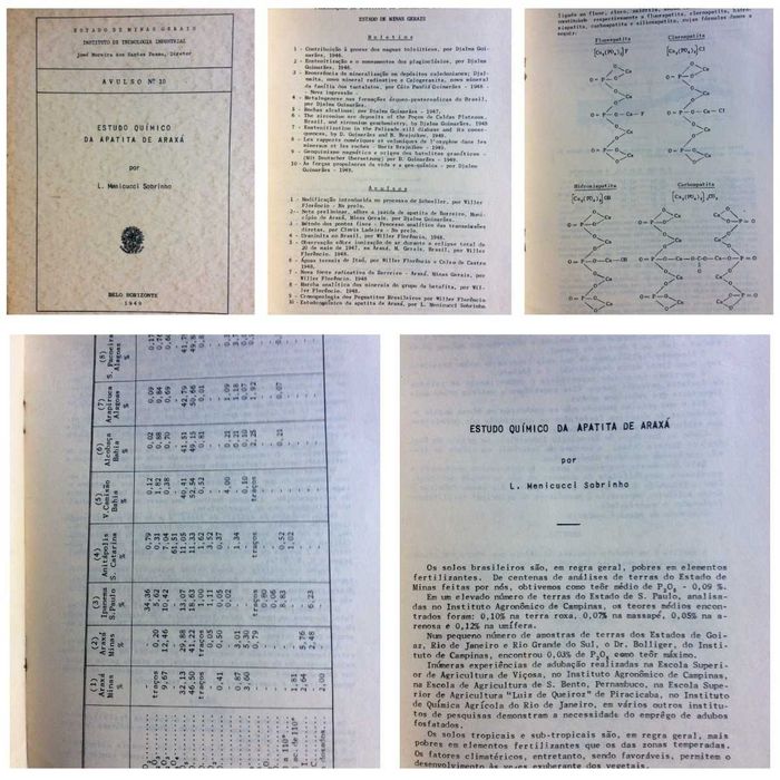 Estudo químico da apatita de Araxá, 1949