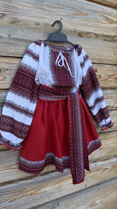 Вишиванка для дівчинки, костюм український, вишитий, національний