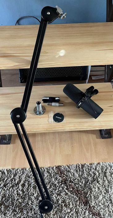 Shure SM7B Bundle (Preamp + ramię biurkowe)
