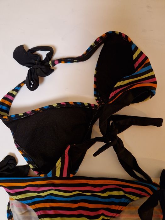 bikini kostium kąpielowy dwuczęściowy  w paski