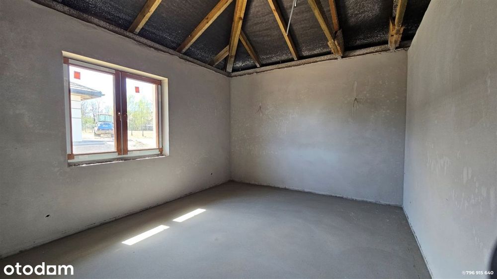 Nowy dom 148m2 / 800m2 w stanie deweloperskim