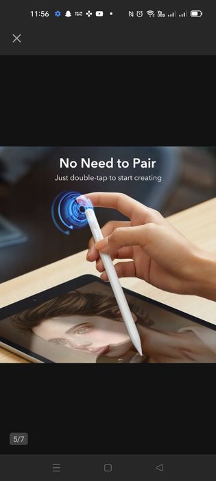 Biały rysik ESR do iPada