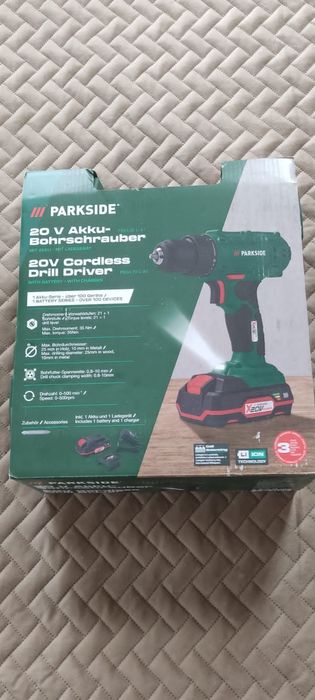 беспроводную дрель-шуруповерт Parkside 20V (PBSA 20-Li A1),
