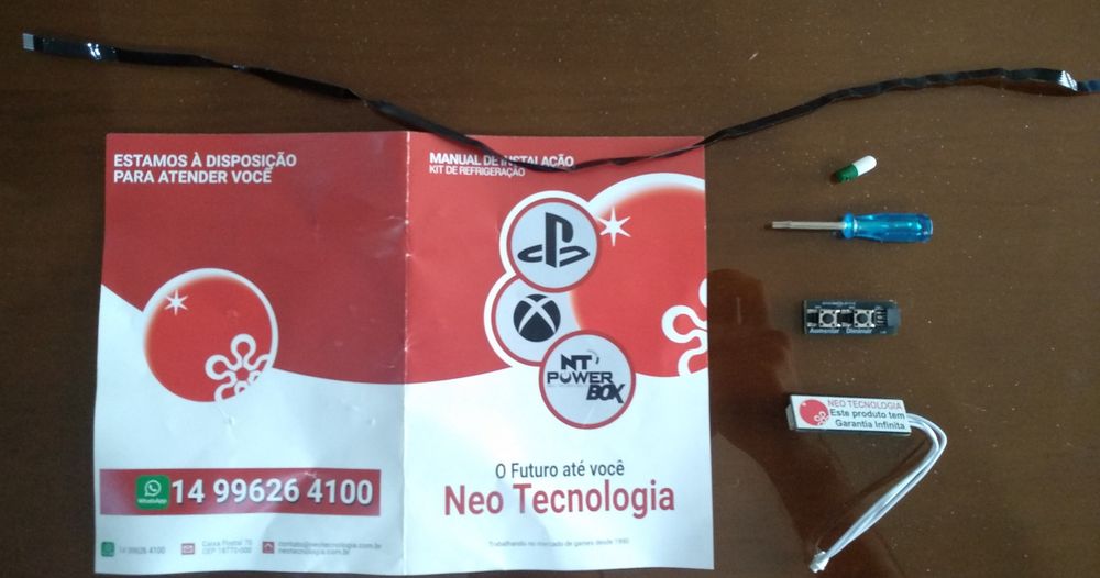 Kit refrigeração/ventilação PlayStation 4 PS4 NeoTecnologia
